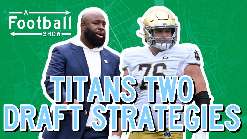 Can the #Titans fix the O-line AND roster depth? @fwords and @BradenGall think they've got options. Thursday @SinkersBev Watch Party 🎟️: tinyurl.com/2p9p4ps7 All you can eat, drink for charity! Watch, Subscribe: tinyurl.com/4xe5afc7