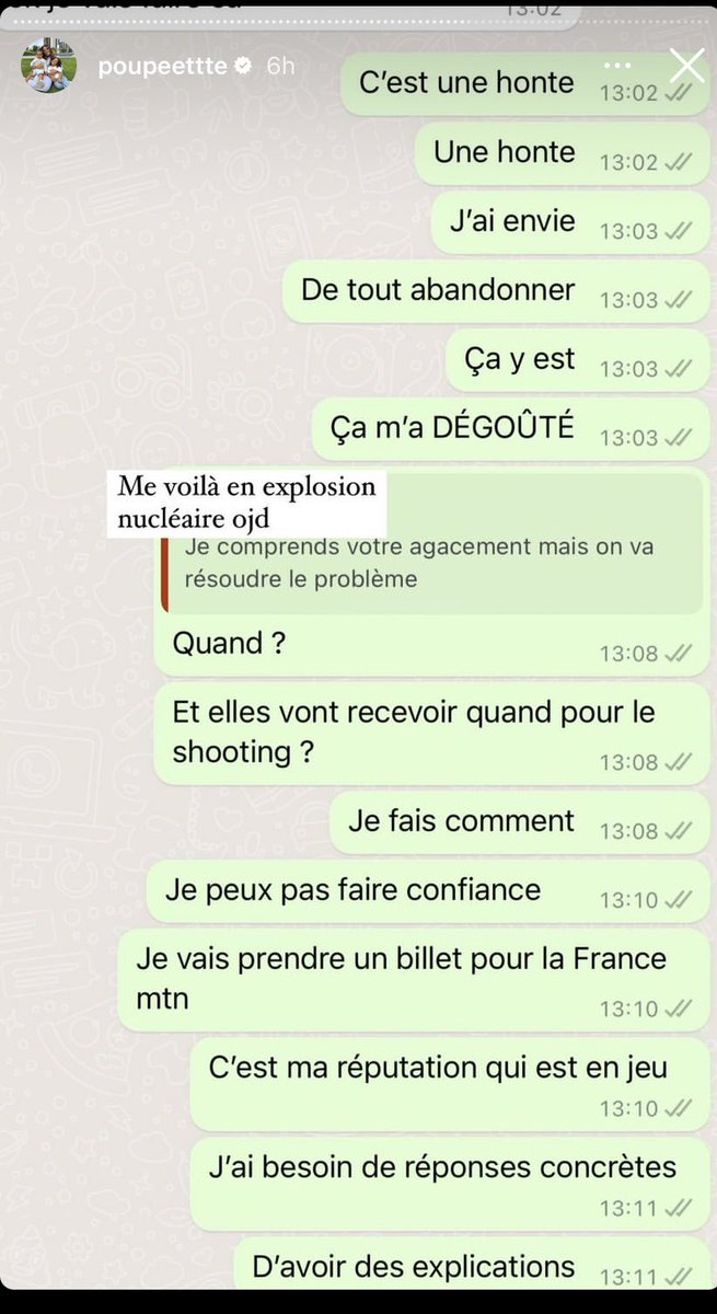 « C’est ma réputation qui est en jeu » MDRRRRRRRRRR ma belle ta réputation n’a jamais été très haute avec ton contenu caca-pipi #poupettekenza