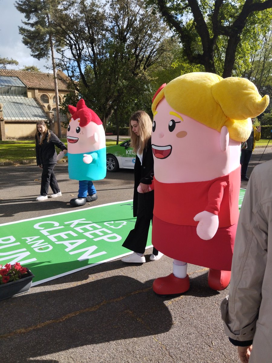 Tutto pronto per accogliere i runner di #keepcleanandrun forza <a href="/errecavallo/">Roberto Cavallo</a>  #23aprile <a href="/greentirepfu/">Greentire</a>