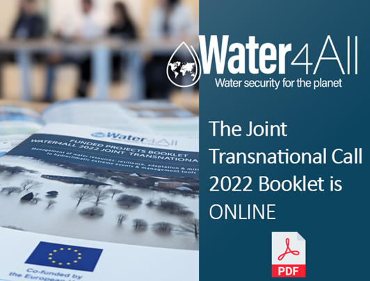 Water4AllEU's tweet photo. Today in Madrid 🇪🇸 the launch event of the 27 projects selected of Water4All's Joint Transnational Call 2022
In time, the booklet for call themes, objectives &amp; abstracts of the projects is online 👉🔗https://t.co/R80PNs62Gs
 
#waterresilience
#EUpartnerships
#HorizonEU https://t.co/C4fjB2BqcU