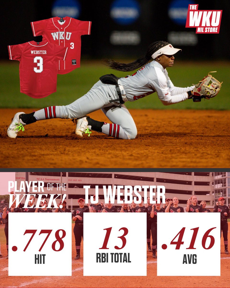 Who better than @tj_websterrr 🥲 Do not forget to shop her store🔥🔥 Shop🔗: wku.nil.store/collections/tj… #GoTops