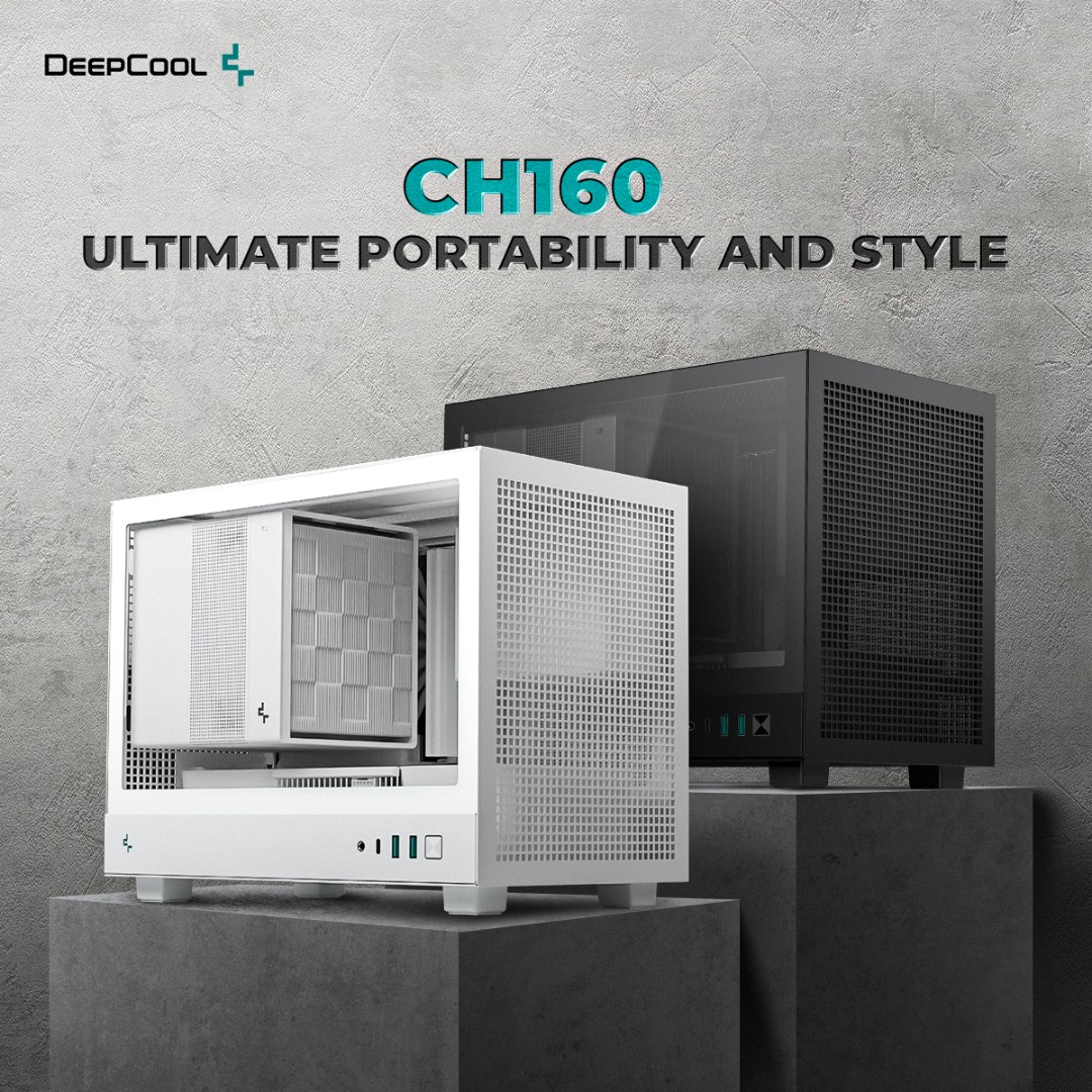 Deepcoolglobal's tweet image. SMOL case but BIG features!

💨Ultimate Portability
💨Premium Airflow
💨No Added GPU Latency
💨Flexible Power &amp;amp; Drive Options
💨Quality of Life Improvements

Link in bio for more info🆙

#deepcool #CH160 #CH160WH #itx #itxcase #fps #gamingpc #gamerlife #esports #lga1700 #am4 #am5