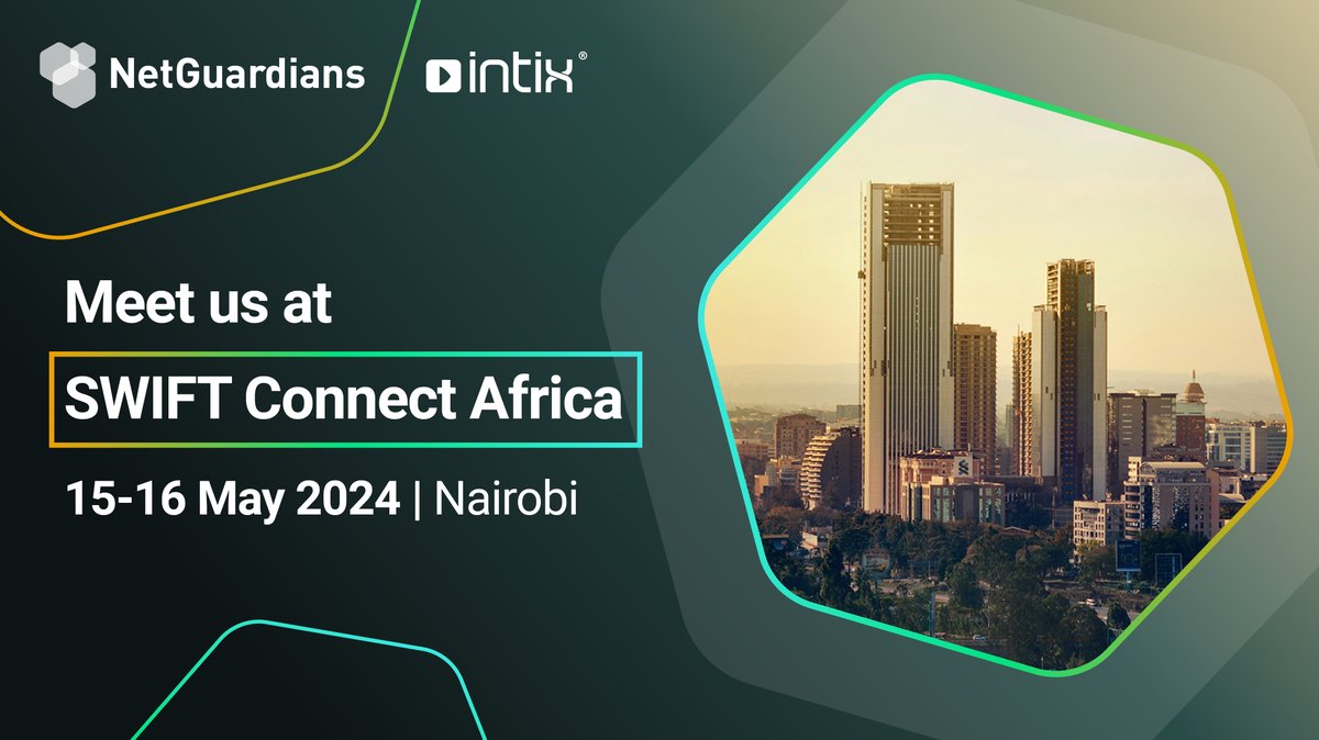 VyntraGlobal's tweet photo. 🌍 NetGuardians will be at SWIFT Connect Africa 2024 in Nairobi with our partner Intix.
🔗 Learn more and connect with us: https://t.co/UvvObVc9AY
See you in Nairobi!
#SWIFTConnectAfrica2024 #FinancialSecurity #FraudPrevention #NetGuardians https://t.co/nwm7eDecqN