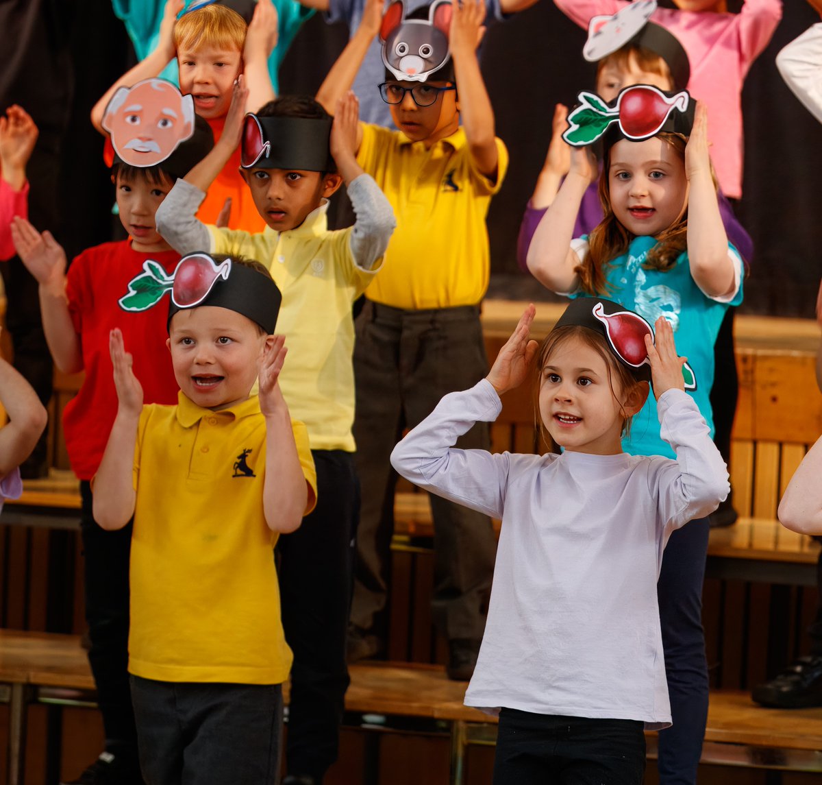 COLFESmusic's tweet photo. The Year 1 Show last term was 'Sing me a Story'. The whole year group took part in a short play about a magic tree and each class performed a story song. It was such a fun morning watching everyone show what they have been working on in music this year.
#KS1Concert #Colfes https://t.co/SWW3IGYapo