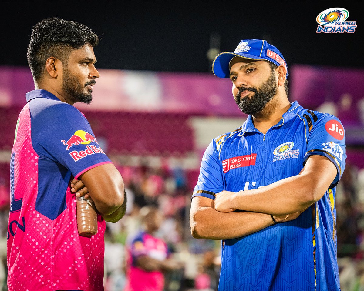 Sanju Samson with Rohit Sharma. - Two eye catching batters on song. 💥