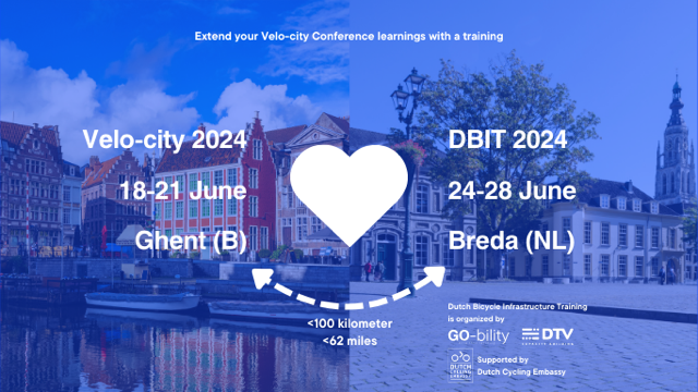 Did you know Breda is less than 100 kilometres (62 miles) from Ghent? If you are planning to attend Velo-city this year, consider to extend your learnings with the Dutch Bicycle Infrastructure Training in Breda from 24-28 June. #DCELEARN LEARN MORE: dtvcapacitybuilding.com/courses-and-tr…