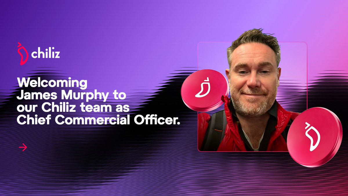 14/ We have welcomed Chief Commercial Officer James Murphy to our amazing Chiliz Team! 🌶️ And we're still looking for talented Chilizens like you to join us 🫵 chiliz.com/careers