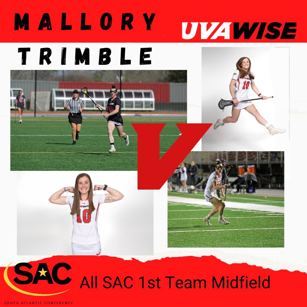 UVAWiseCavs's tweet image. Congratulations to @UVA_Wise_Lax All Conference Team Representatives for @SAC_Athletics 🥍 Great work ladies! 

#GoCavsGo
