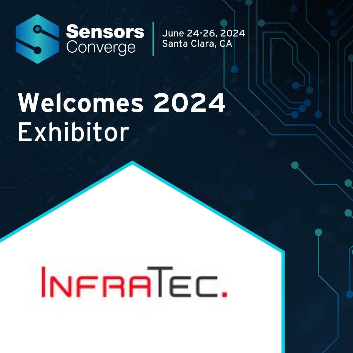 Welcome InfraTec Infrared to #SensorsConverge! InfraTec produces custom-made components for gas analysis, fire and flame sensors and spectroscopy. Learn more: infratec-infrared.com Register now and join us this June 24-26 in Santa Clara! sensorsconverge.com/sensorsconverg… #sensors