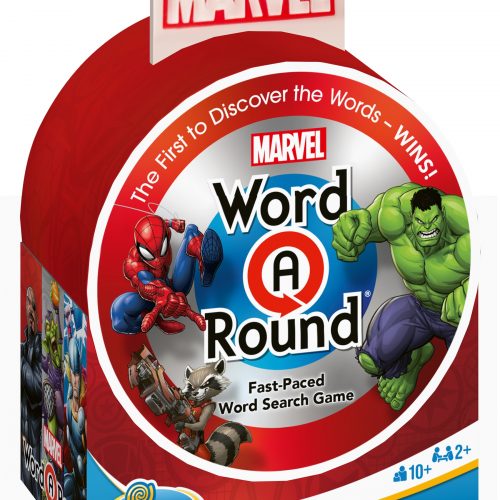 A fast-paced card game that challenges players to see who can read. Play with Spider-Man, Captain Marvel, and the mighty Thanos @thinkfun #nappaawards #playlearnconnect #ThinkFun #MarvelWordARound