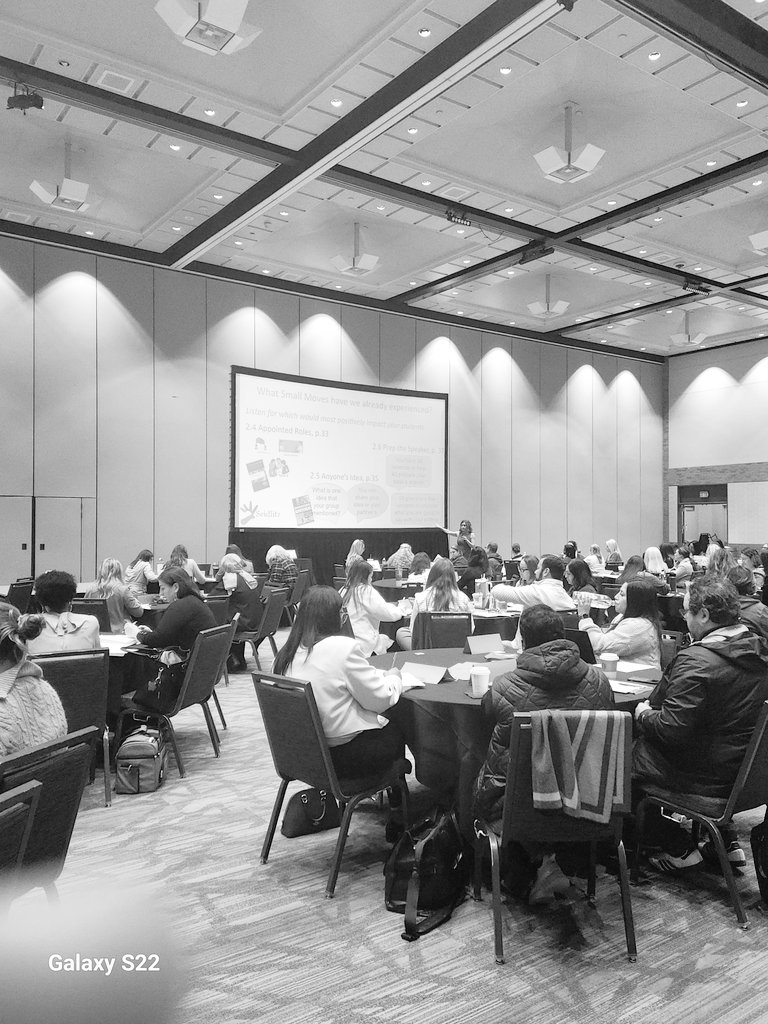 "We don't rise to the level of our goals, we fall to the levels of our systems"- James Clear.
Thank you <a href="/nancymotleyTRTW/">Nancy Motley</a> for the reminder #SeidlitzLitConf