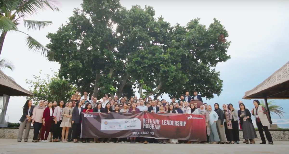 .@USAIDAsia and @ASEAN hosted 77 participants from 15 countries in Indonesia to develop stronger policies and actions to curb methane emissions. Methane Leadership Program participants agreed to identify pilot projects using newly available satellite data.
