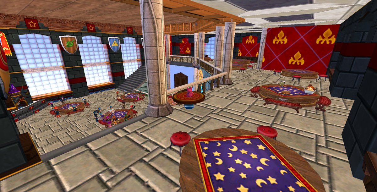 #Wizard101ExtraCredits

For spring cleaning this month, I cleared out my storage to create a Ravenwood themed school cafeteria for <a href="/RavenwoodRising/">Ravenwood Rising</a> ! Check it out when episode 2 airs ❤️