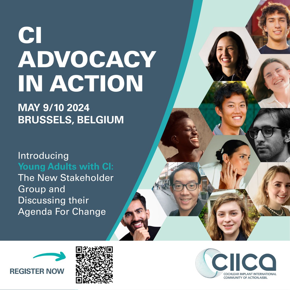 Exciting Announcement! Introducing Young Adults with CI: Our Dynamic New Stakeholder Group and Discussing their Agenda For Change! Discover more by reserving your spot at the upcoming CI Advocacy in Action in Brussels on May 9/10. ciicanet.org/events/ci-advo… #CIAdvocacyInAction