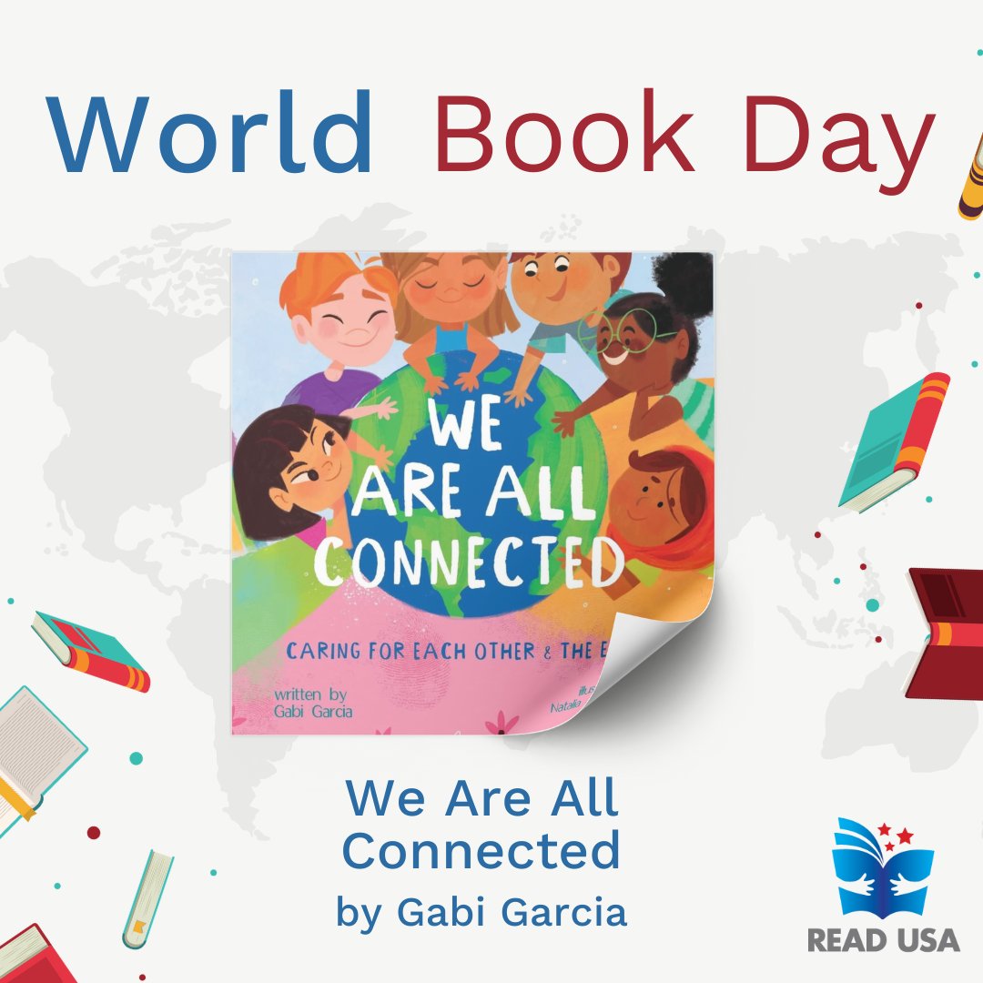 This vibrant book celebrates diversity & the magic of reading that connects us all! ✨ At READ USA, high-interest books spark a love of learning! For book recommendations, literacy tips and news from READ USA, subscribe: hubs.ly/Q02sK7GJ0 #WeAreAllConnected #LiteracyForAll