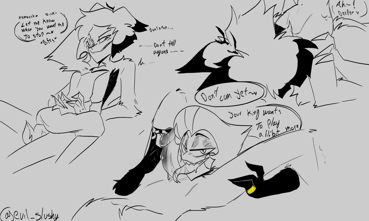 Did lucifer helped w the wound?-
Well... XD
#radioapple #HazbinHotelAlastor #HazbinHotelLucifer