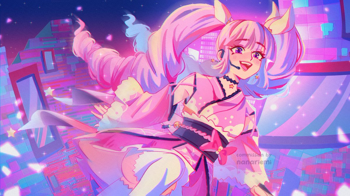 nanariemi's tweet photo. i really like how this one turned out, a recent c🌼mm for neemons! 🥰 https://t.co/MlqDBGd3f8