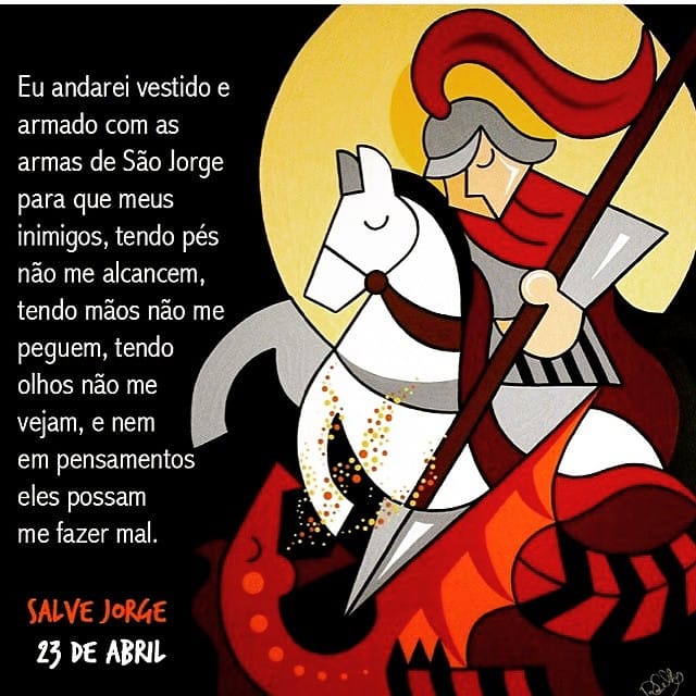 Salve São Jorge! Proteção e luz a todos!🙌🏽🙌🏽