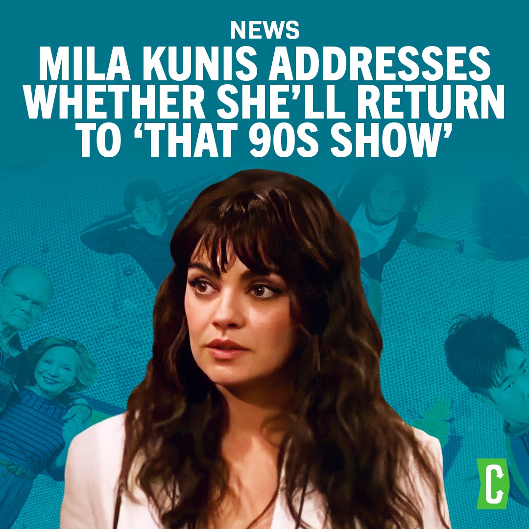 Say goodbye to hanging out down the street with Mila Kunis and Ashton Kutcher! 😢 The couple won't be returning for Season 2 of #That90sShow. In a blunt statement, Kunis revealed, 'No. I mean, we did our thing and they introduced our son in the show.'
collider.com/that-90s-show-…