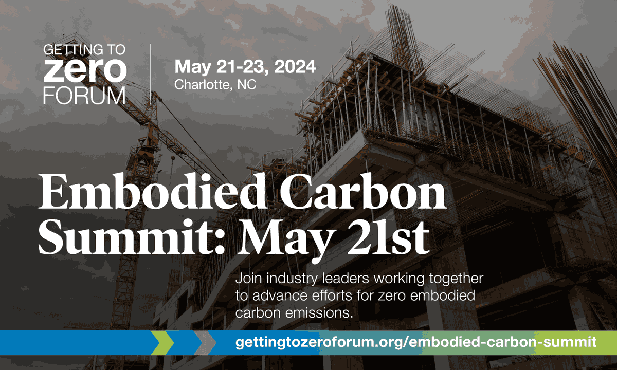 New Buildings Institute (@newbldgsinst) on Twitter photo Explore strategies for net zero whole life carbon buildings at the Embodied Carbon Summit on May 21, a day before the <a href="/GTZForum/">Getting to Zero Market Leadership and Forum</a>. Space is limited!
Learn more or register. hubs.li/Q02sBSQB0
#EmbodiedCarbonSummit #GTZForum2024 #ZeroCarbonBuildings Explore strategies for net zero whole life carbon buildings at the Embodied Carbon Summit on May 21, a day before the <a href="/GTZForum/">Getting to Zero Market Leadership and Forum</a>. Space is limited!
Learn more or register. hubs.li/Q02sBSQB0
#EmbodiedCarbonSummit #GTZForum2024 #ZeroCarbonBuildings