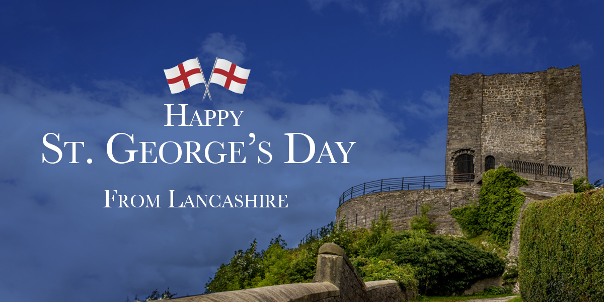 Happy St George's Day. We're flying the flag at County Hall and at Clitheroe Castle Museum to celebrate this special day 🏴󠁧󠁢󠁥󠁮󠁧󠁿 #StGeorgesDay