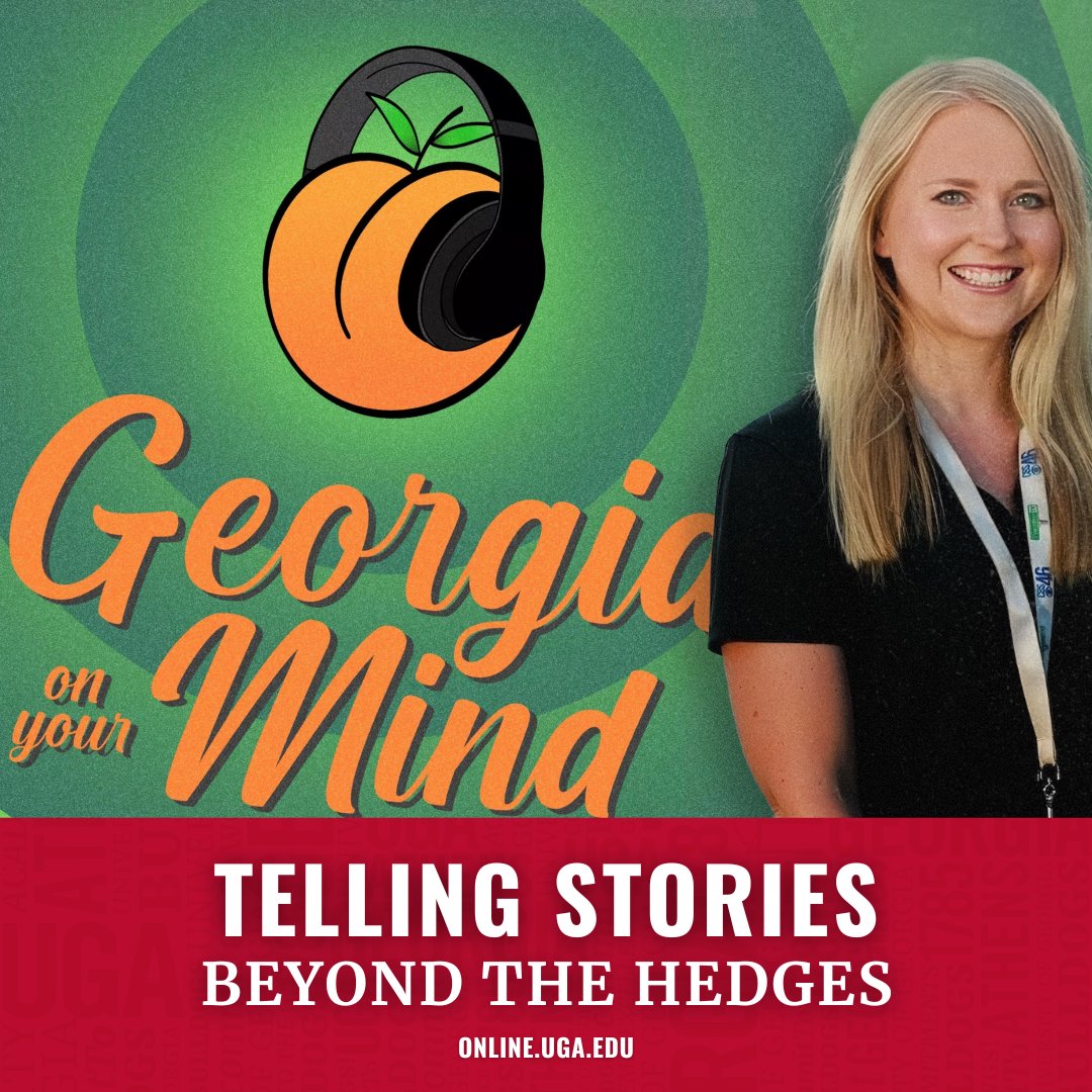 Online Emerging Media Masters student Kelly Corder is telling stories beyond the hedges on the second season of the Georgia on Your Mind podcast. @nmiuga Read more from @UGAGrady: hubs.la/Q02ttLf00