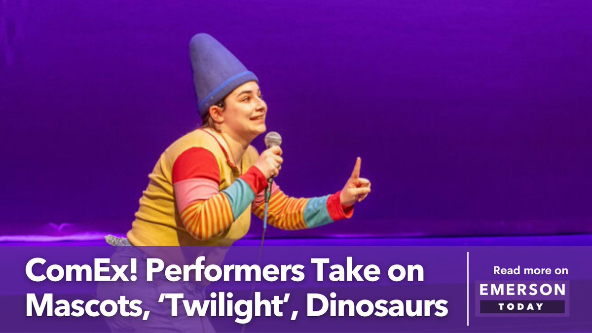 Audiences enjoyed students performing standup, sketches, improv, and more. . Register: today.emerson.edu/2024/04/19/com…