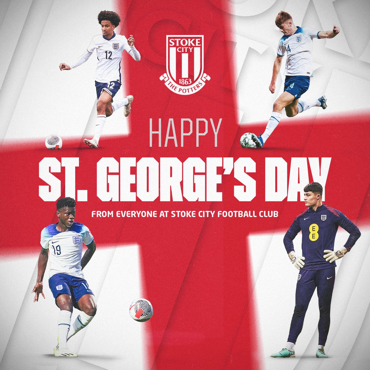 Happy #StGeorgesDay, Potters 🏴󠁧󠁢󠁥󠁮󠁧󠁿