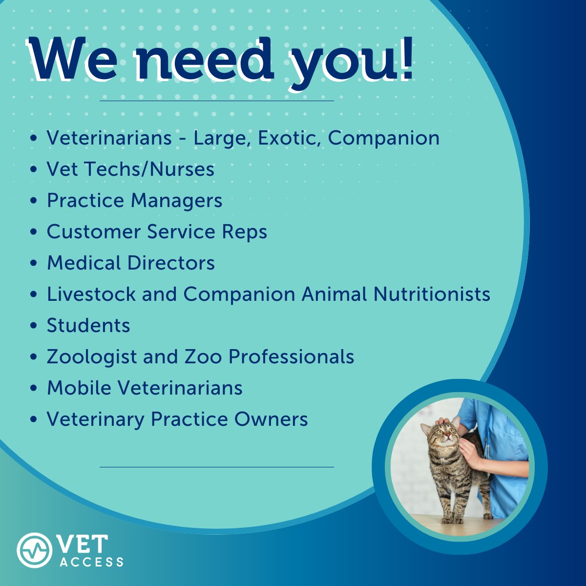 Become a Vet Access member—where every voice matters. Dive into diverse research opportunities and get a chance to share your insights.

Start making an impact: hubs.la/Q02tzHNN0

#vetaccess #animalhealth #insights