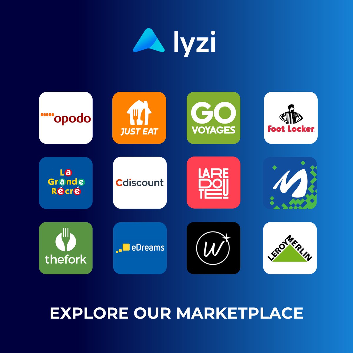 What if you could save money with your cryptocurrencies ? 🤔 What if buying shoes at @footlocker and then ordering a burger on @JustEatFr cost less thanks to #blockchain ? 🤑 Well, it's a reality with Lyzi's Marketplace, which allows you to purchase discounted gift cards via