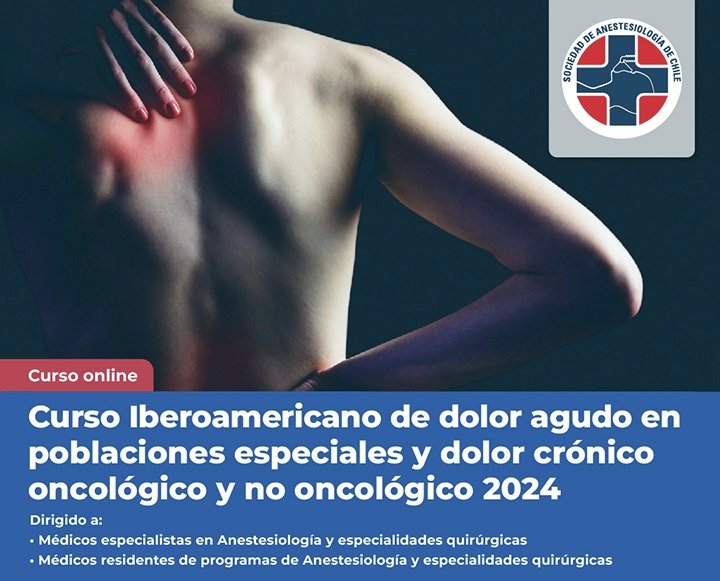 📢 Curso Iberoamericano de Dolor Agudo en Poblaciones Especiales y Dolor Crónico Oncológico y no Oncológico 2024

🗓️ Duración:
06 de mayo - 12 de julio
📝 Cierre de inscripciones:
07 de junio de 2024

⬇️ Más información:
encr.pw/fo2ph