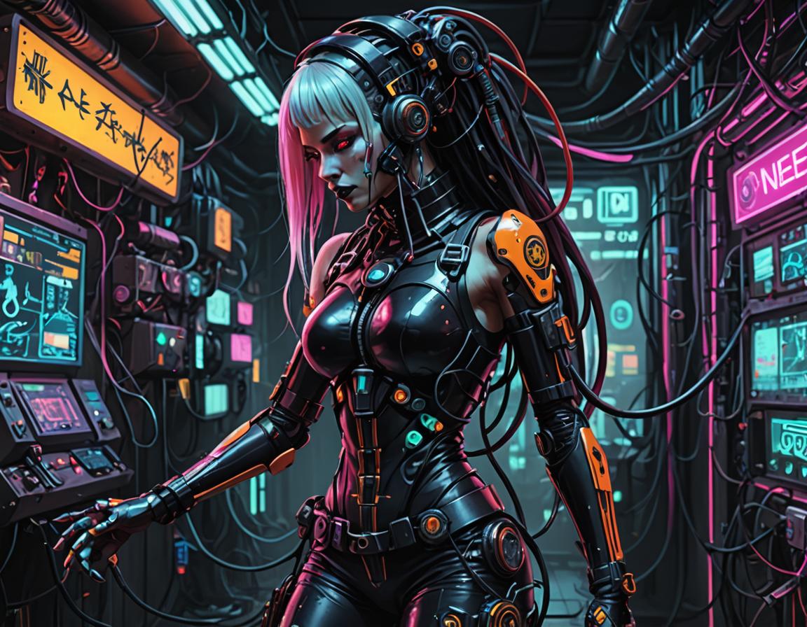 SyN #art #AIart #digitalart #AIArtistCommunity #AIArtGallery #aiartist #AIgirl #aigirls #biopunk #cyberpunk #AIartwork #AIarts #aiartcommunity #aiartist #scifiart #AIgirlscollection #industrial