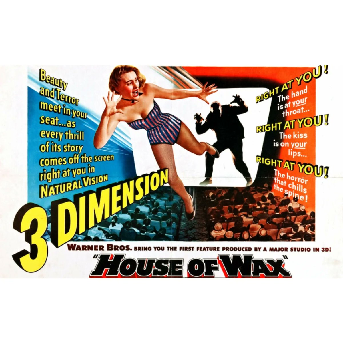 🌌 Get ready for the 3Doy experience of a lifetime! You won't know where reality ends and the film begins at our next late night movie #TheHouseOfWax - showing here in 3D at Duke's After Dark... ✨ That's Saturday May the 18th - tickets just £8 or £5 for Members!