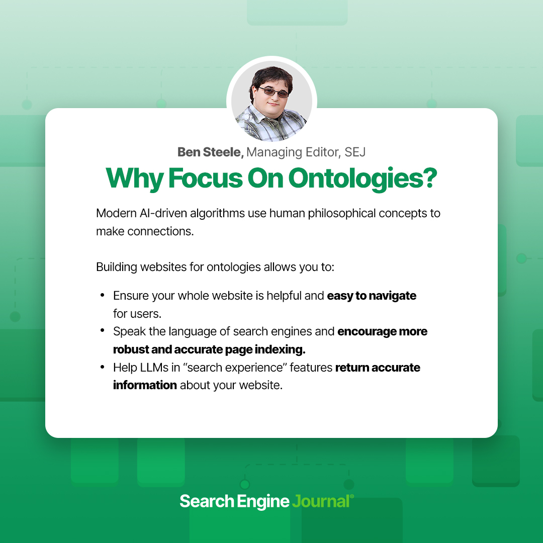 sejournal's tweet image. Understanding the “entity” is critical to future SEO success because it’s both a human and a data model of understanding. searchenginejournal.com/seo-trends/ent…

Here&apos;s how a few of the industry&apos;s experts integrate entities and ontologies into their strategies.

#seotips #advancedseo…