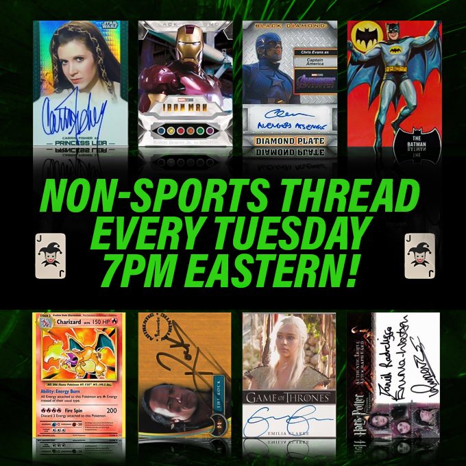 Good morning! Tonight at 7pm eastern is the non-sports B/S/T thread 🔥
