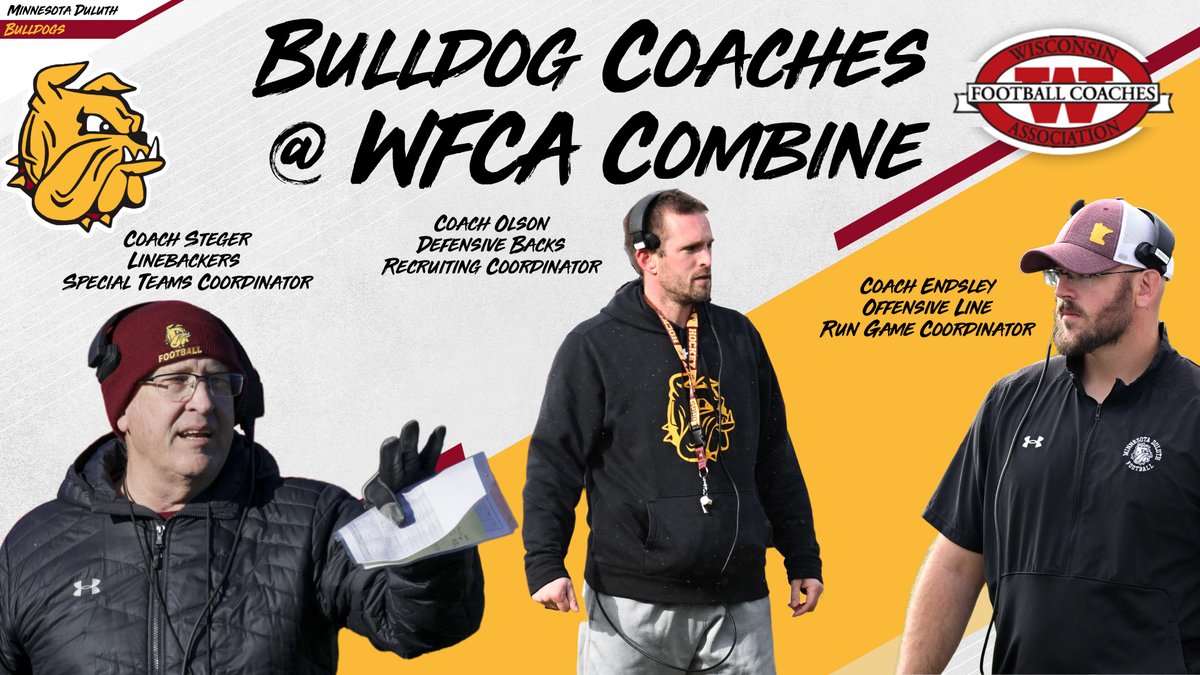 The Bulldog coaching staff will be well represented in Wisconsin this weekend for the @wifca Combine! Recruits make sure to reach out and let us know if you will be attending! #EarnIt