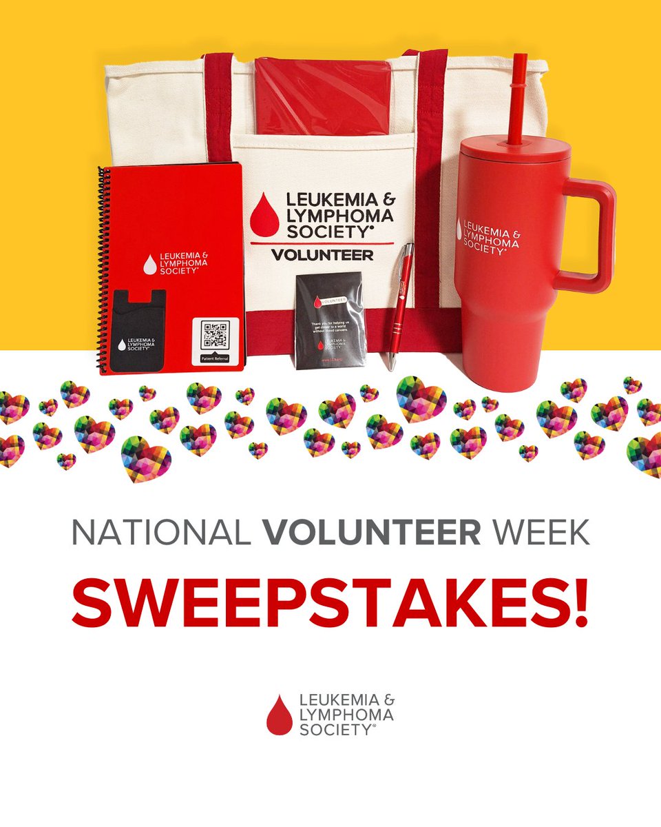 Calling all LLS volunteers! 📣 ​ Bag some exclusive LLS goodies this #NationalVolunteerWeek! 🎁🌟 Just tell us in one sentence why you said YES! to volunteering with LLS for a chance to win! You support our goal of changing the future of #BloodCancer treatment and care. 🥳