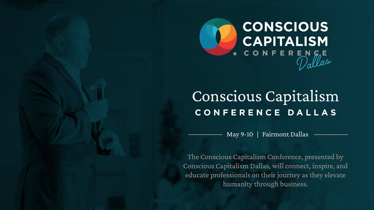 The countdown is on for the @ConsciousCap Conference happening in Dallas on May 9th and 10th! If you have not gotten your ticket for the conference, this is your sign to get it now and we will see you there! bit.ly/3TTck6n 

#lifeatimproving #consciouscapitalism