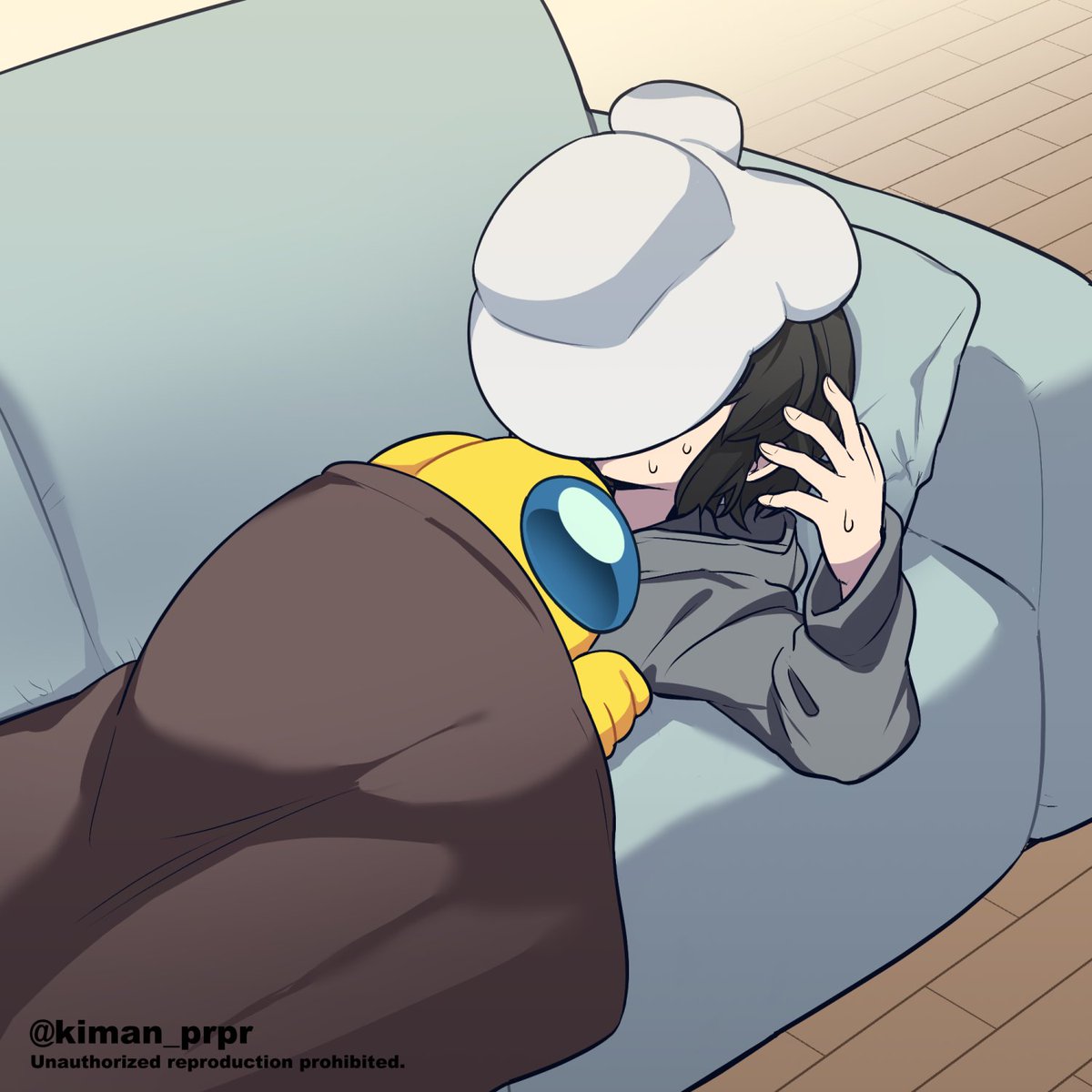 Crew(Among Us) 「自然と集まってくるマシュマロ達 #あもんぐあーす 」|一般のキーマンおじさん🐰のイラスト