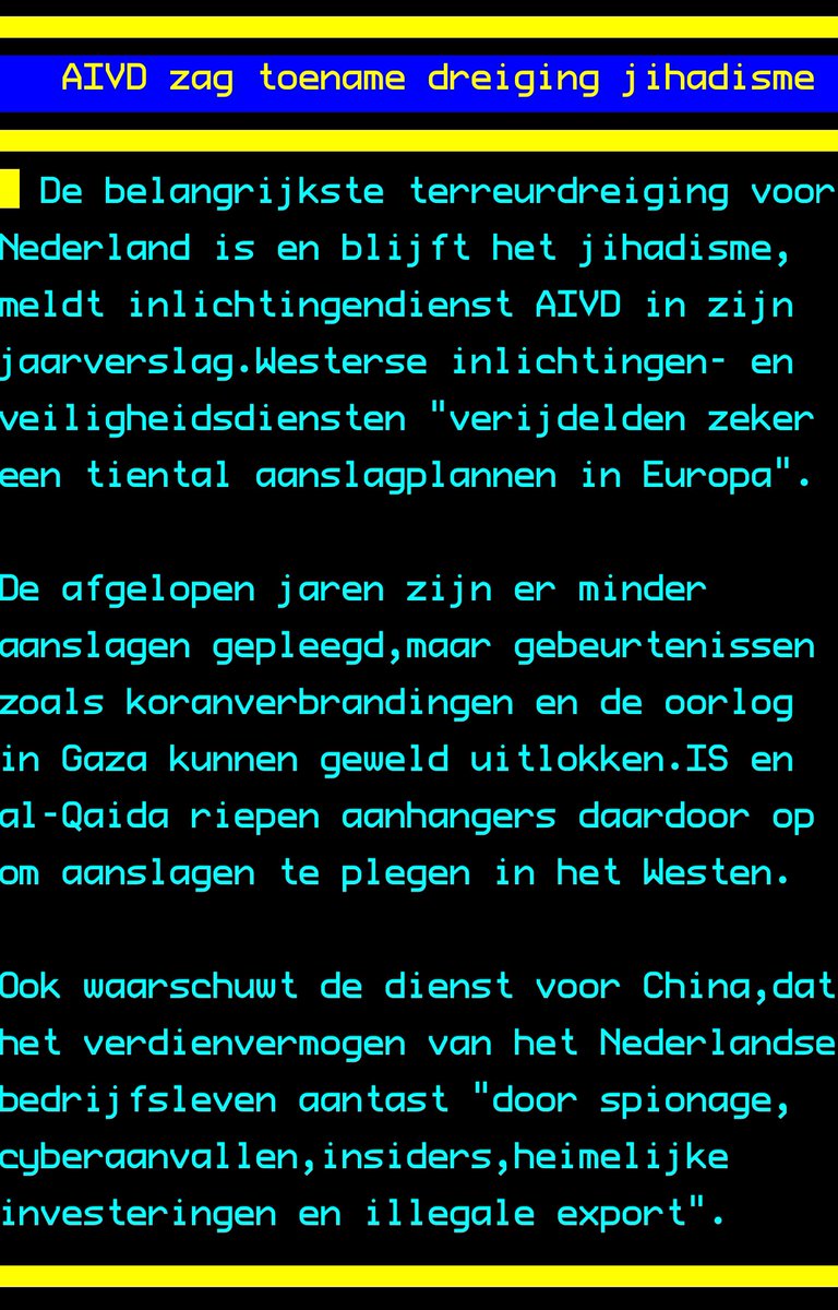 MSM heeft het NOOIT over ISLAM 🙈 Rusland zal ons over tig jaren weer bevrijden van het kwaad ! 🙏#AIVD benoemt het vandaag voor het eerst…