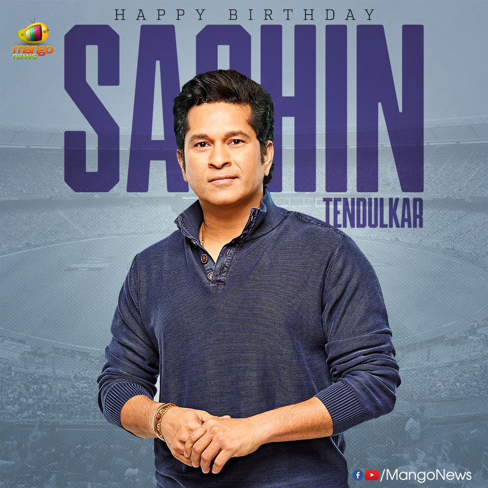 Wishing the Master Blaster, the God of Cricket, Sachin Tendulkar, a very Happy Birthday! 

#SachinTendulkar #HappyBirthdaySachinTendulkar #HBDSachinTendulkar #MangoNews