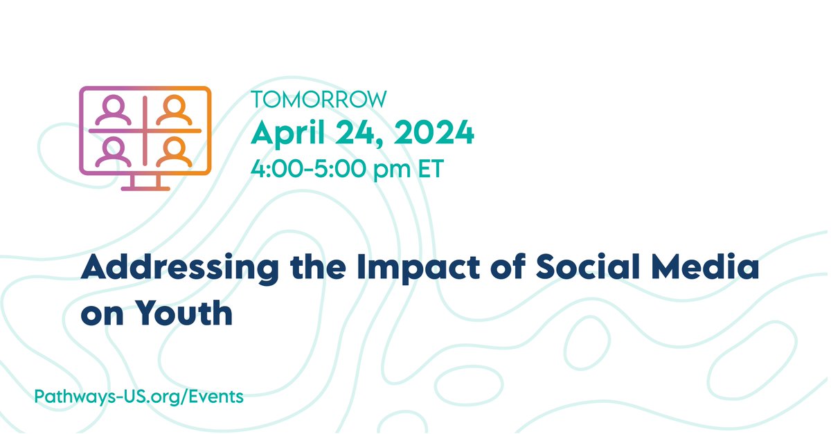 Join us tomorrow for a discussion about how policymakers can take action to support parents in reducing youth engagement with social media. Register here: zoom.us/meeting/regist…
