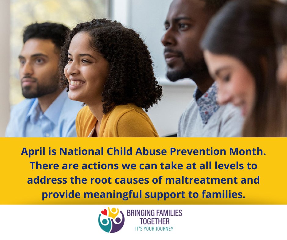 #ChildAbusePreventionMonth There are actions we can take at all levels to address the root causes of maltreatment and provide meaningful support. Visit childwelfare.gov/preventionmont… to learn more. #KeepingKidsSafe #ThrivingFamilies #fostercare #parentsupport @ChildWelfareGov