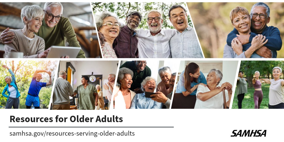 Mental and behavioral health affects us all, regardless of age—and everyone deserves the need for mental and behavioral health services and care. #CareWeek Check out these resources to help care for the older adult population: samhsa.gov/resources-serv…