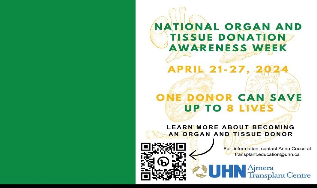 National Organ & Tissue Donation Awareness Week is here! 💚 Let's raise awareness, celebrate donors' legacies, and inspire others to save lives. TeamUHN desktops proudly mark this important week! #NOTDAW #OrganDonation #TissueDonation #SaveLives #BeADonor