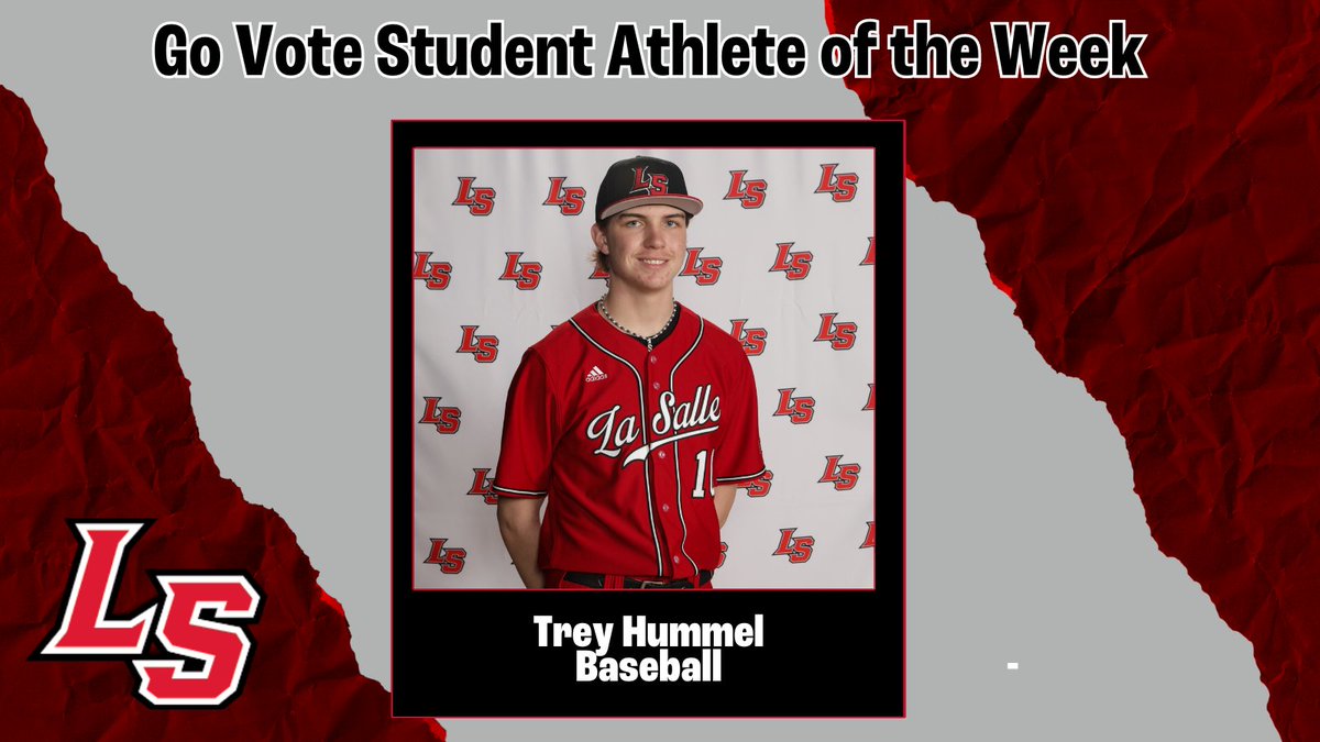 Vote Trey Hummel for Student Athlete of the Week! cincinnati.com/story/sports/h… @lancersbsb @LaSalleAlumni @LaSallePride