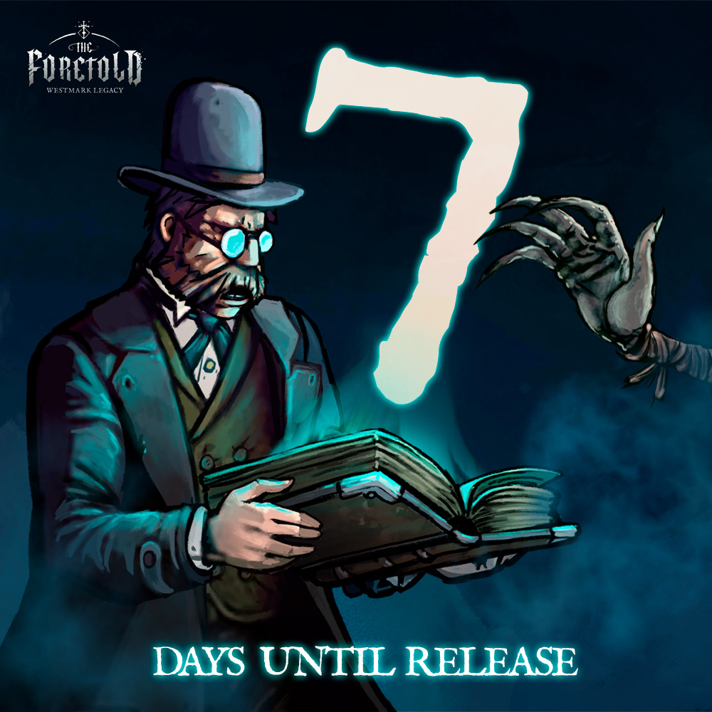 Crytivo's tweet photo. 7️⃣ DAYS LEFT⌛
Did you know The Foretold is a cosmic horror inspired by Lovecraft?
Don't miss out on this gothic horror adventure game with a unique and deep gameplay! 🎴
#TheForetold #WestmarkLegacy #Lovecraft #HorrorGames #IndieGameDev https://t.co/IcbIlN7etD
