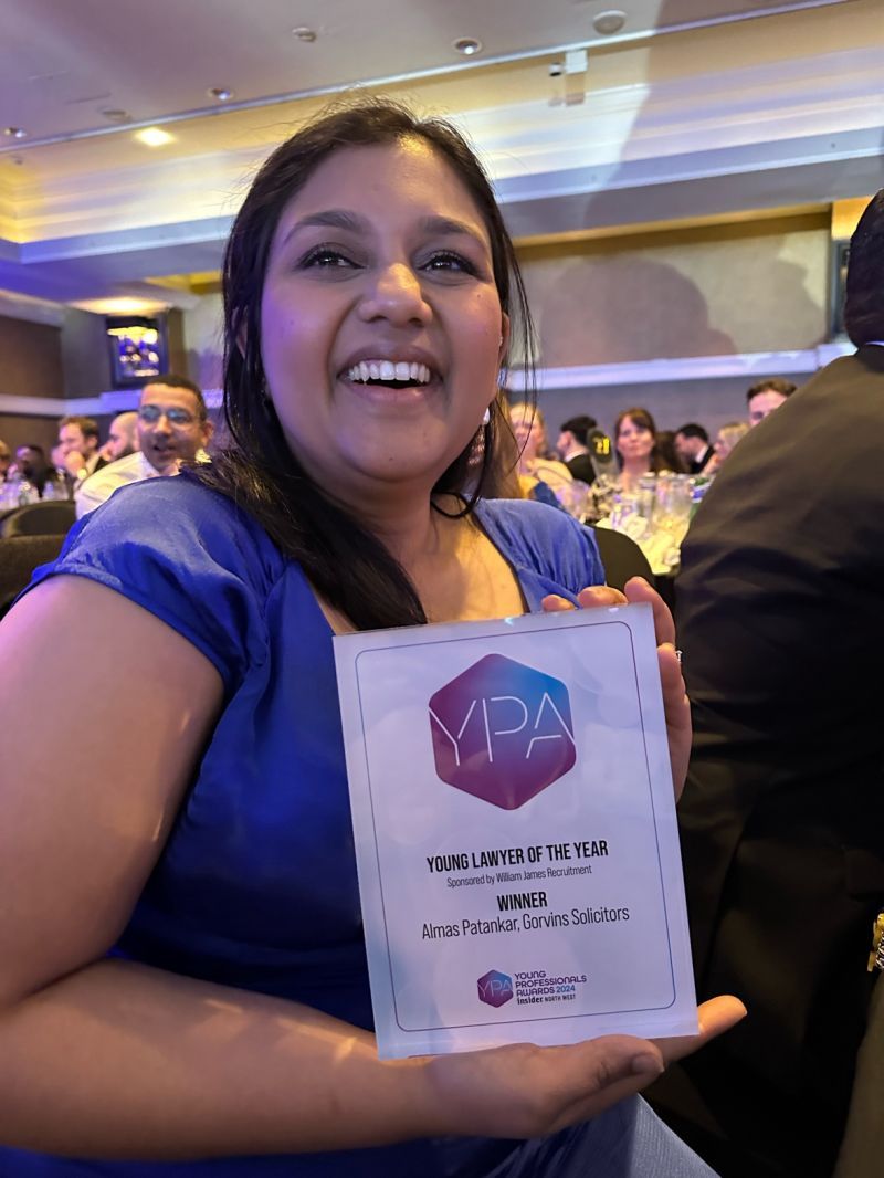 Massive congratulations to our colleague Almas Patankar on the win of Young Lawyer of the Year 2024 at last week's @insidermedia Young Professionals Awards! #Lawawards