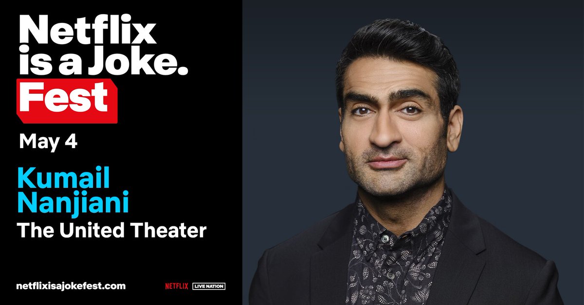 Don’t miss your chance to grab the last few tickets to come see me in LA on Saturday 4th May! Get yours here: linktr.ee/kumailnanjiani