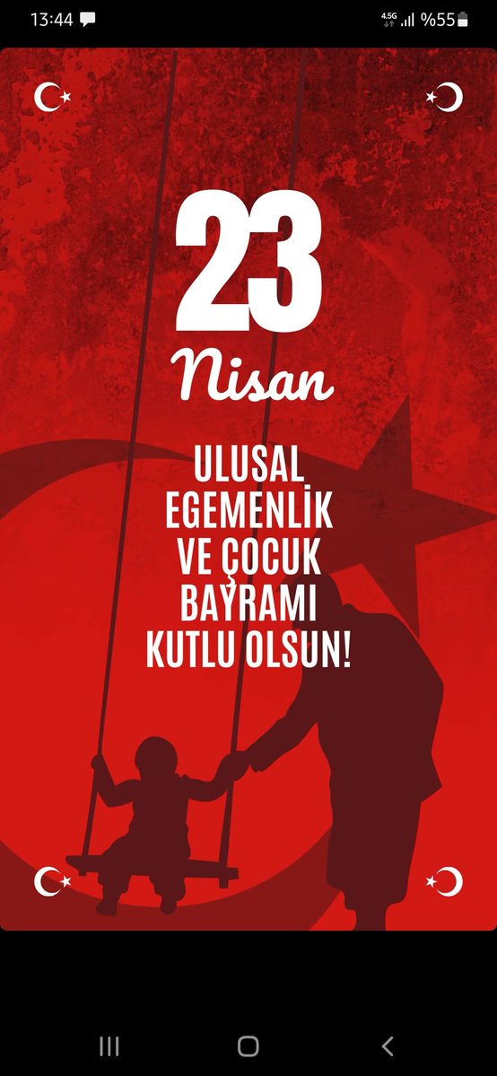 Ulusal Egemenlik ve Çocuk Bayramı Kutlu olsun. #23NisanCocukBayrami